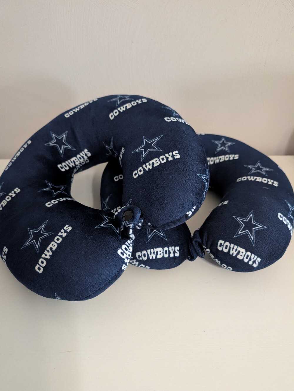 Pair Of Cowboys Neck Pillows